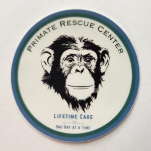 PRC Chimp Face Sticker