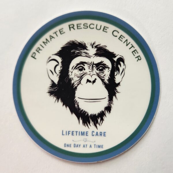 PRC Chimp Face Sticker