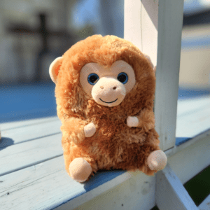 PRC Belly Buddy Plush Monkey (8.5″)