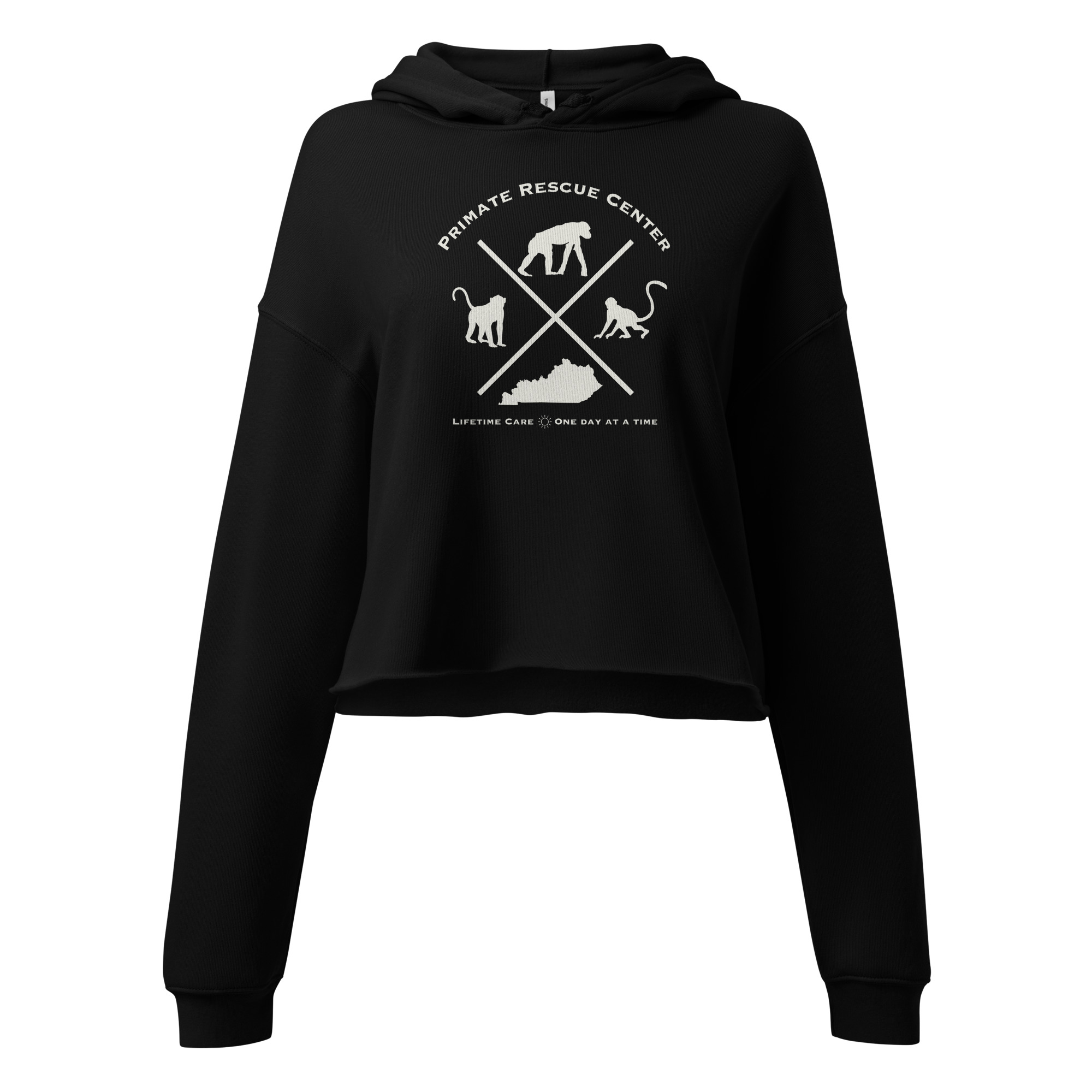 PRC X Logo Crop Hoodie - Image 2