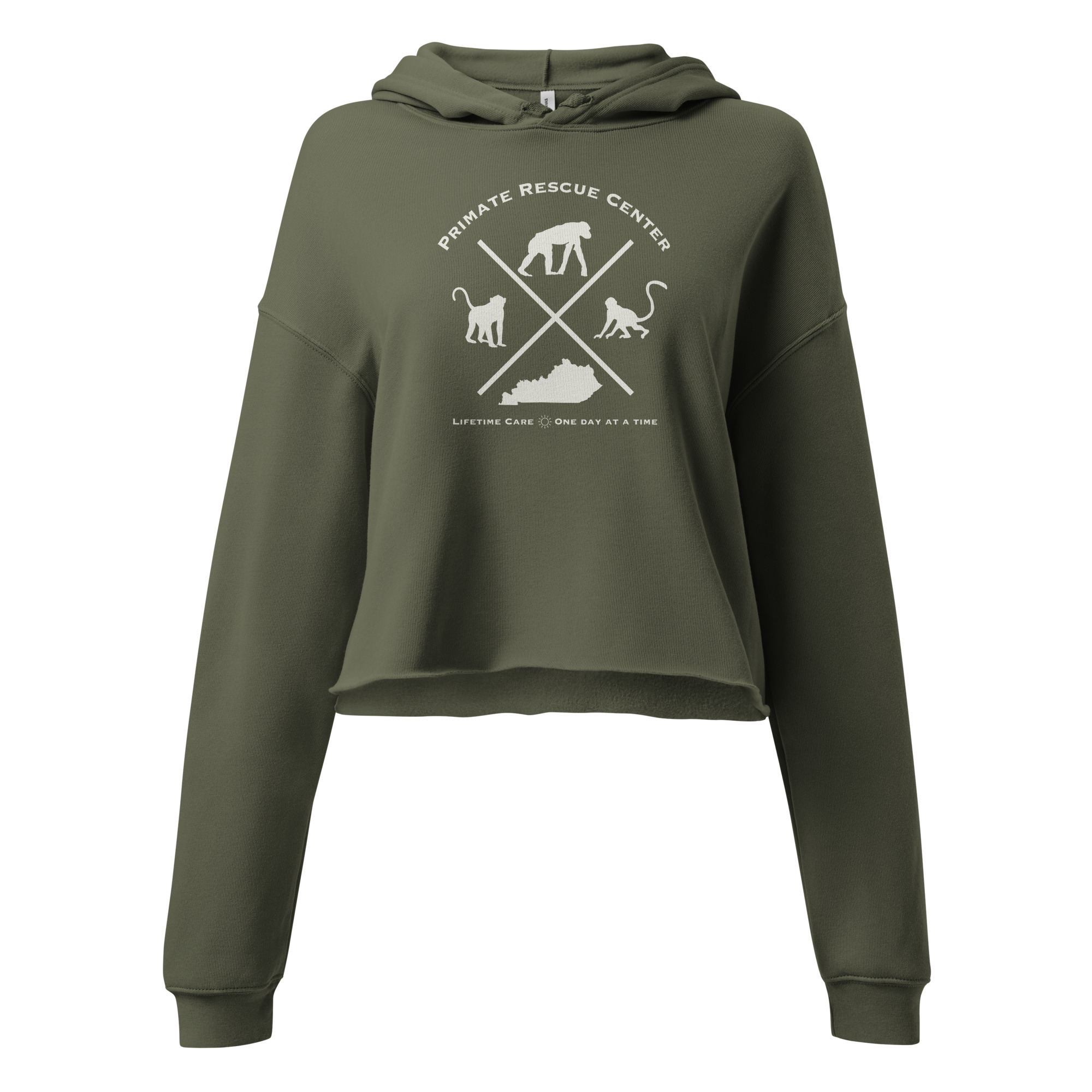 PRC X Logo Crop Hoodie - Image 3